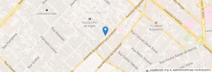 Mapa de ubicacion de Restaurante Minas Tutu e Prosa en Brasile, Regione Sudest, San Paolo, Região Geográfica Intermediária De São Paulo, Região Metropolitana De São Paulo, Região Imediata De São Paulo, San Paolo.