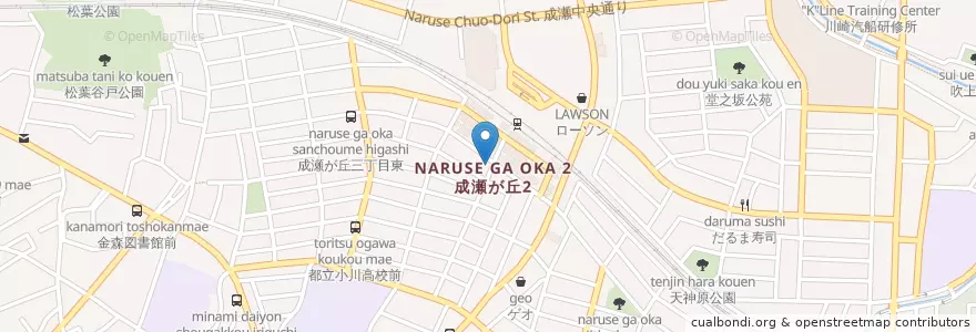 Mapa de ubicacion de 増田屋 en Japan, 東京都, 町田市.