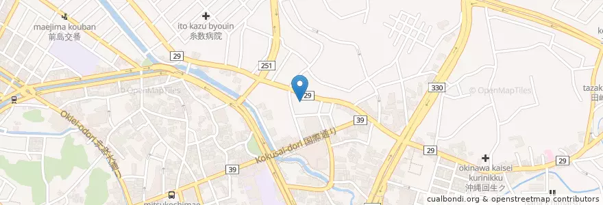 Mapa de ubicacion de 大浜第一病院 en 일본, 오키나와현, 나하 시.