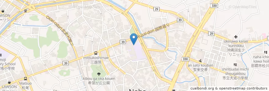Mapa de ubicacion de 壷屋幼稚園 en Japonya, 沖縄県, 那覇市.