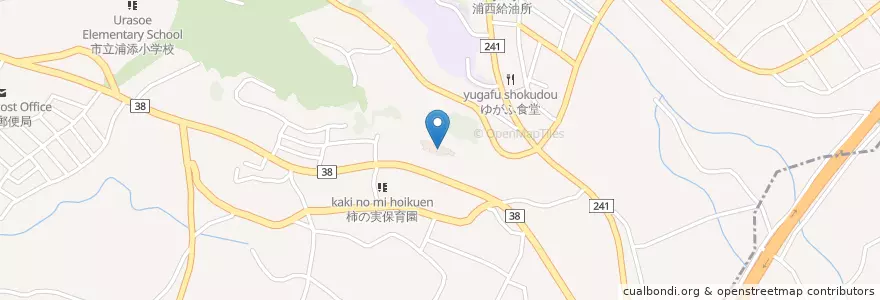 Mapa de ubicacion de 浦添市消防本部 en 日本, 沖縄県, 浦添市.