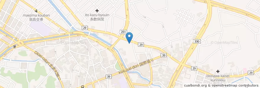 Mapa de ubicacion de 大道中央第二病院 en Japon, Préfecture D'Okinawa, 那覇市.