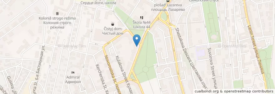 Mapa de ubicacion de Добрый доктор en Russia, South Federal District, Sevastopol, Sevastopol, Ленинский Район, Ленинский Округ.