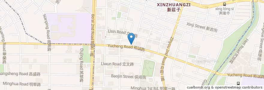 Mapa de ubicacion de 裕誠門市 en Taiwan, Kaohsiung, 左營區.