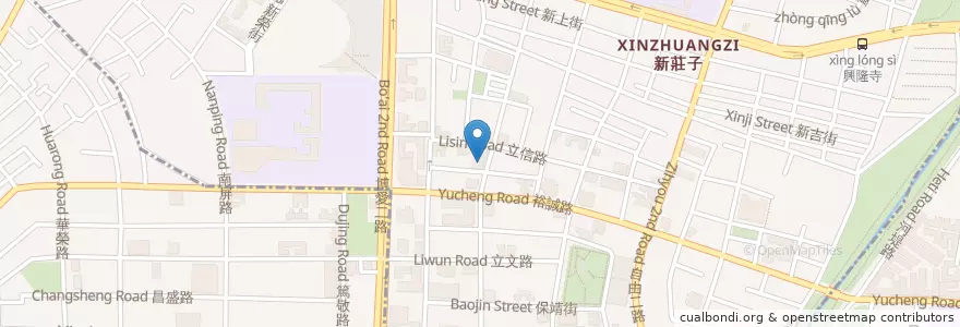 Mapa de ubicacion de 富民店 en Taiwan, Kaohsiung, 左營區.