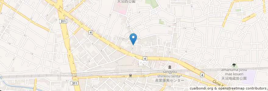 Mapa de ubicacion de 四季の家 en Japon, Tokyo, 杉並区.