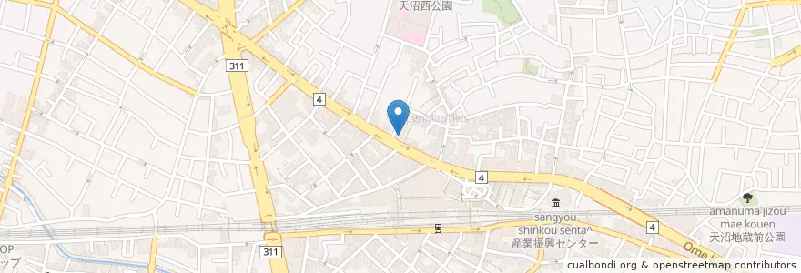 Mapa de ubicacion de りそな銀行 en 日本, 東京都, 杉並区.
