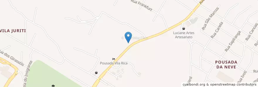 Mapa de ubicacion de Armazém Hoffmann en ブラジル, 南部地域, リオグランデ・ド・スル, Região Geográfica Imediata De Caxias Do Sul, Região Geográfica Intermediária De Caxias Do Sul, Nova Petrópolis.