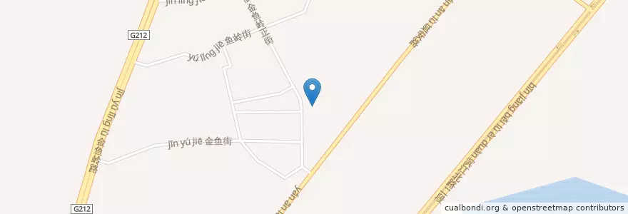 Mapa de ubicacion de 北城街道 en 中国, 四川省, 南充市, 顺庆区, 北城街道.