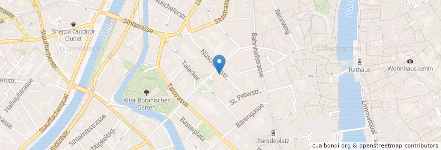 Mapa de ubicacion de Filmpodium en Suíça, Zurique, Bezirk Zürich, Zürich.