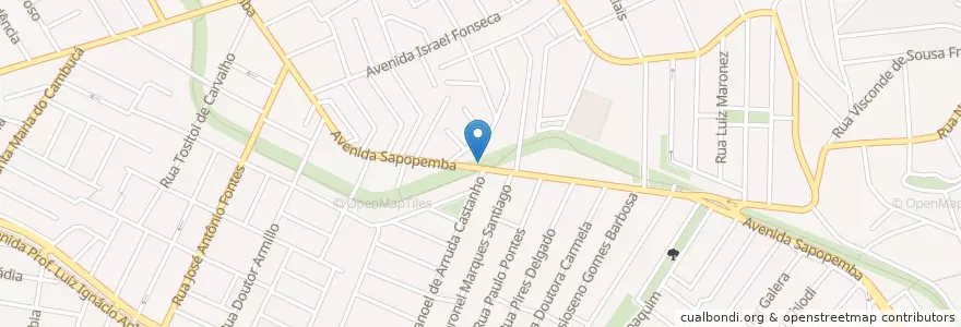 Mapa de ubicacion de Posto Policial Jardim Grimaldi en برزیل, منطقه جنوب شرقی برزیل, سائوپائولو, Região Geográfica Intermediária De São Paulo, Região Metropolitana De São Paulo, Região Imediata De São Paulo, سائوپائولو.