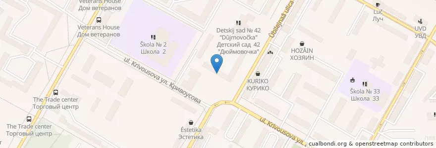 Mapa de ubicacion de Центральная районная аптека №57 en Russland, Föderationskreis Ural, Oblast Swerdlowsk, Западный Управленческий Округ, Городской Округ Верхняя Пышма.