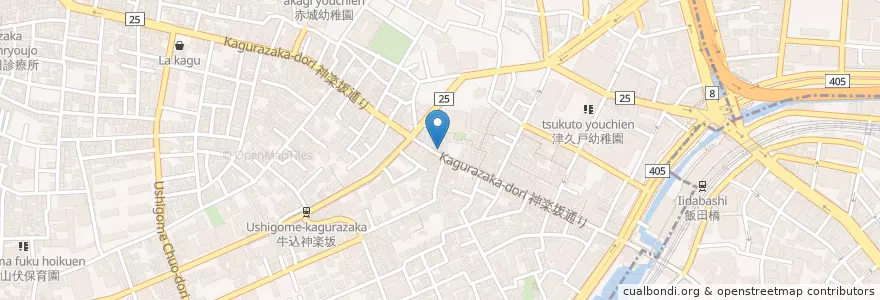 Mapa de ubicacion de 第一勧業信用組合 en Japan, Tokio, 新宿区.