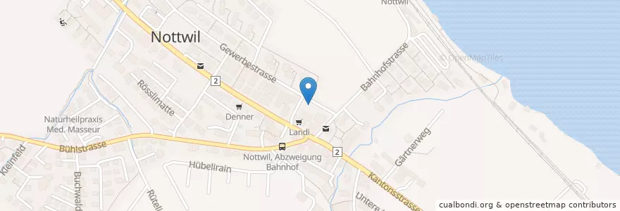 Mapa de ubicacion de Agrola en Suíça, Luzern, Nottwil.