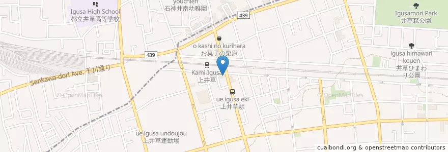Mapa de ubicacion de 芝信用金庫 en Japon, Tokyo, 練馬区.