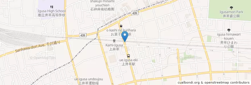 Mapa de ubicacion de 上井草営業所 (Kamiigusa) en Japan, Tokio, 練馬区.
