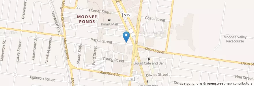 Mapa de ubicacion de Puckle St Discount Pharmacy en 澳大利亚, 维多利亚州, City Of Moonee Valley.