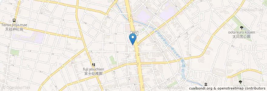 Mapa de ubicacion de 千葉歯科医院 en Japon, Tokyo, 杉並区.