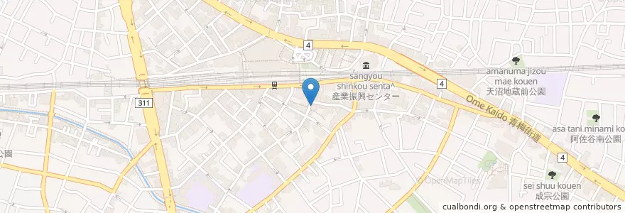 Mapa de ubicacion de ドトールコーヒーショップ en Japonya, 東京都, 杉並区.