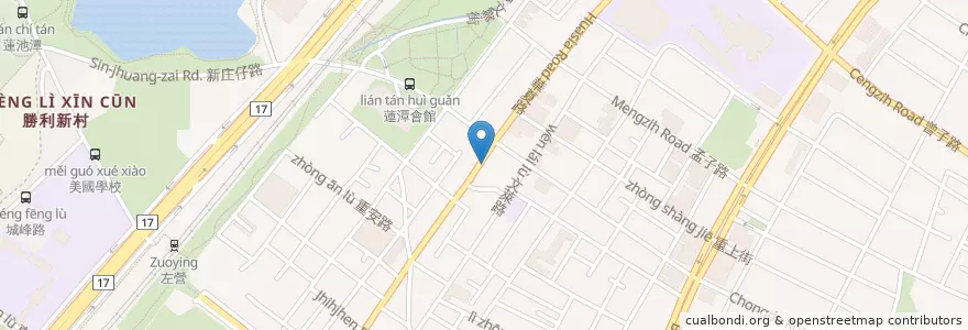Mapa de ubicacion de 東陽診所 en تایوان, کائوهسیونگ, 左營區.