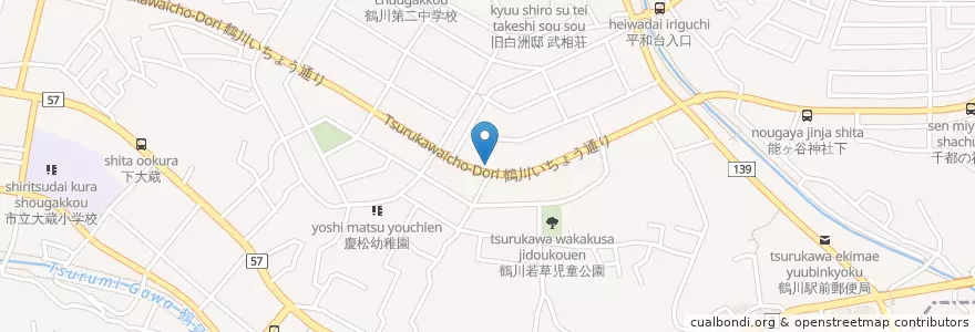 Mapa de ubicacion de アサイ調剤薬局 en Japan, Tokyo, Machida.