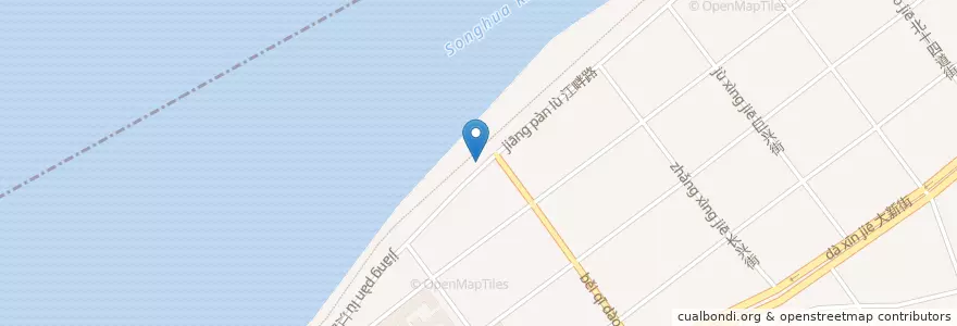 Mapa de ubicacion de 大兴街道 en 中国, 黒竜江省, 道外区, 大兴街道.