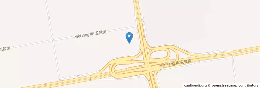 Mapa de ubicacion de 南直路街道 en China, Heilongjiang, Daowai District, 南直路街道.