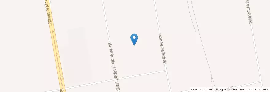 Mapa de ubicacion de 火车头街道办事处 en China, Heilongjiang, 道外区, 火车头街道办事处.