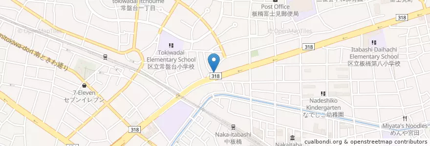 Mapa de ubicacion de エネオス en 日本, 东京都/東京都, 板橋区.