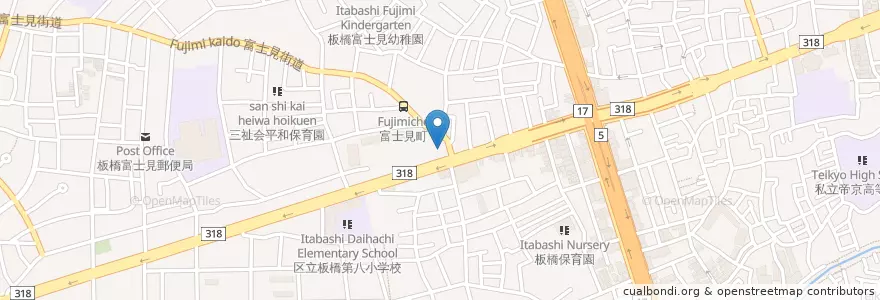 Mapa de ubicacion de ENEOS en Japón, Tokio, Itabashi.