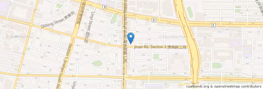 Mapa de ubicacion de 濟南路水煎包 en تایوان, 新北市, تایپه, 大安區.