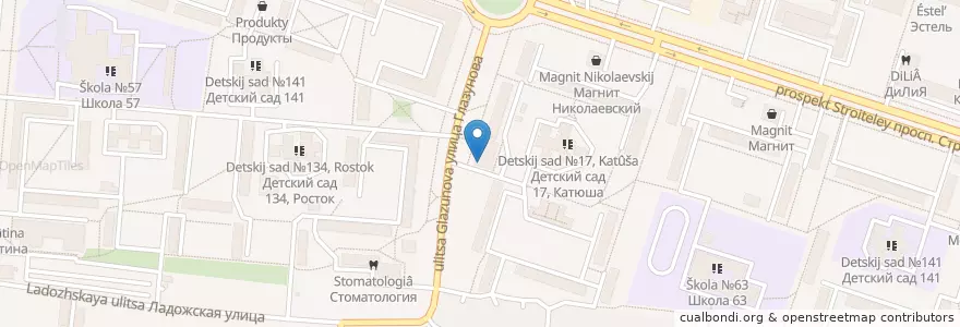 Mapa de ubicacion de Эй, Ухнем! en Russie, District Fédéral De La Volga, Oblast De Penza, Городской Округ Пенза.