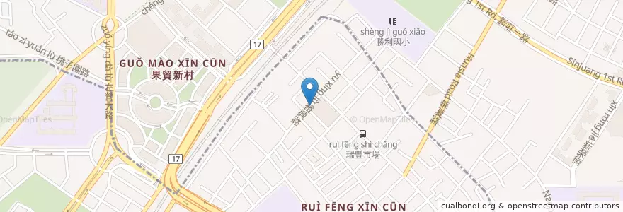 Mapa de ubicacion de Gaufre en Тайвань, Гаосюн.