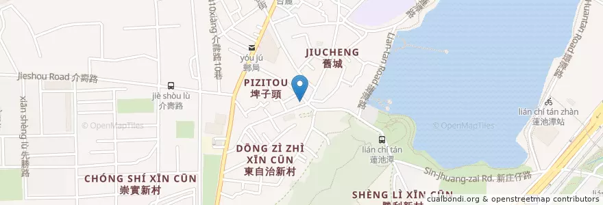 Mapa de ubicacion de 文山生活藥局 en Тайвань, Гаосюн, 左營區.