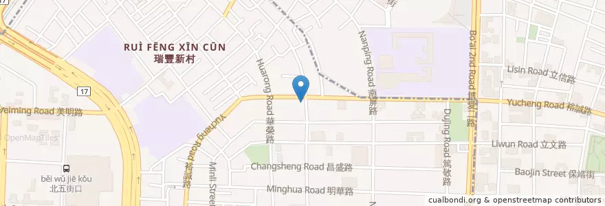 Mapa de ubicacion de 多那之 en 臺灣, 高雄市, 鼓山區.