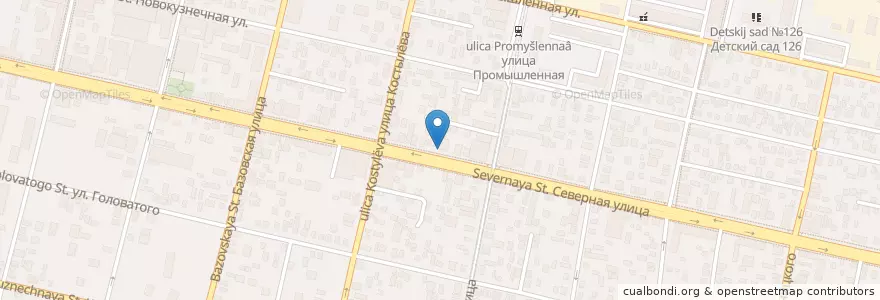 Mapa de ubicacion de Связь Банк en روسيا, منطقة فيدرالية جنوبية, منطقة كراسنودار, Городской Округ Краснодар.