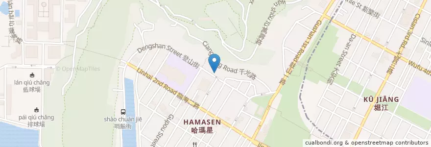 Mapa de ubicacion de 紅十字育幼中心 en Taiwan, Kaohsiung, 鼓山區.