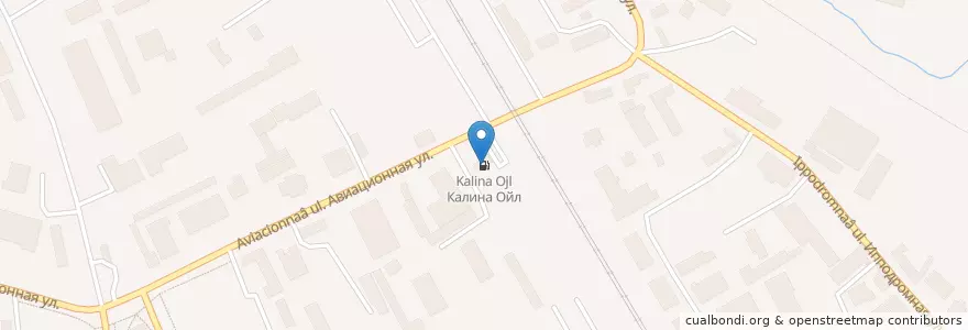 Mapa de ubicacion de Калина Ойл en ロシア, 中央連邦管区, タンボフ州, Тамбовский Район, Городской Округ Тамбов.