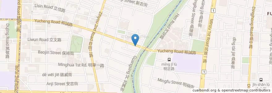 Mapa de ubicacion de 品元糖口Piin Yuan Sweet en Taiwan, Kaohsiung, Sanmin, Zuoying.