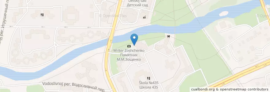 Mapa de ubicacion de Библиотека имени Зощенко en Russland, Föderationskreis Nordwest, Oblast Leningrad, Sankt Petersburg, Rajon Kurort, Sestrorezk.
