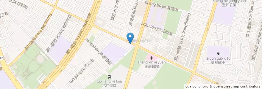 Mapa de ubicacion de 花旗銀行 en Taiwan, Kaohsiung, 前鎮區.