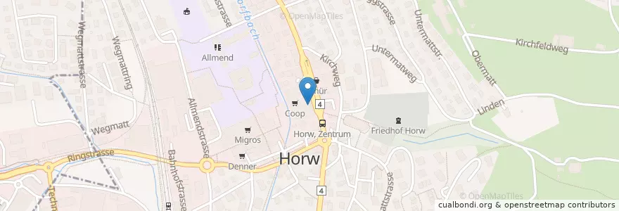 Mapa de ubicacion de Bistro Novum en Schweiz/Suisse/Svizzera/Svizra, Luzern, Horw.