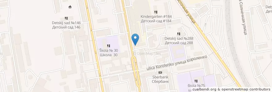 Mapa de ubicacion de Нигора en 러시아, Уральский Федеральный Округ, Свердловская Область, Городской Округ Екатеринбург.
