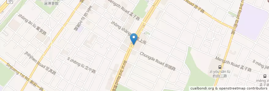 Mapa de ubicacion de 慈愛動物醫院 en Taiwan, Kaohsiung, Zuoying District.