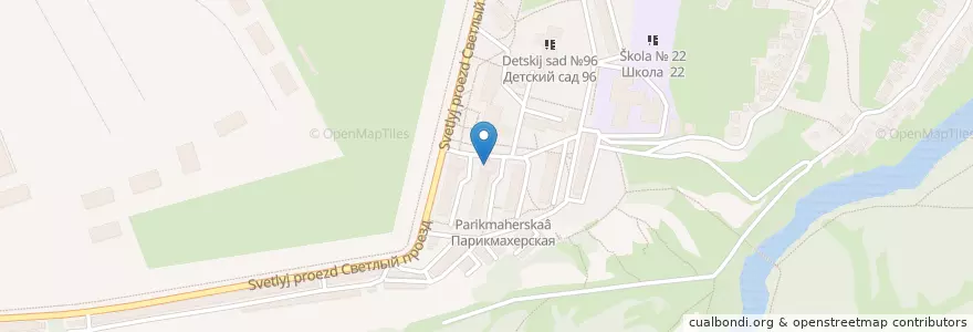 Mapa de ubicacion de Почта 305046 en Rússia, Distrito Federal Central, Oblast De Kursk, Курский Район, Городской Округ Курск.