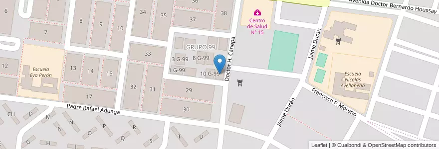 Mapa de ubicacion de 11 G-99 en 아르헨티나, Salta, Capital, Municipio De Salta, Salta.