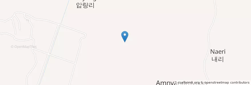 Mapa de ubicacion de 압량읍 en 대한민국, 경상북도, 경산시, 압량읍.