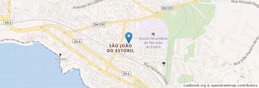Mapa de ubicacion de Farmácia São João en 포르투갈, Área Metropolitana De Lisboa, Lisboa, Grande Lisboa, Cascais, Cascais E Estoril.