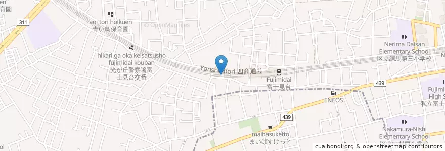 Mapa de ubicacion de スギ薬局 en Japão, Tóquio, 練馬区.
