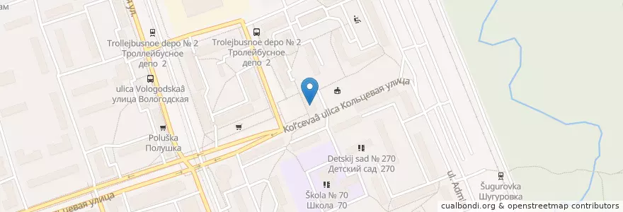 Mapa de ubicacion de Апельсин en Rusland, Приволжский Федеральный Округ, Basjkirostan, Городской Округ Уфа.